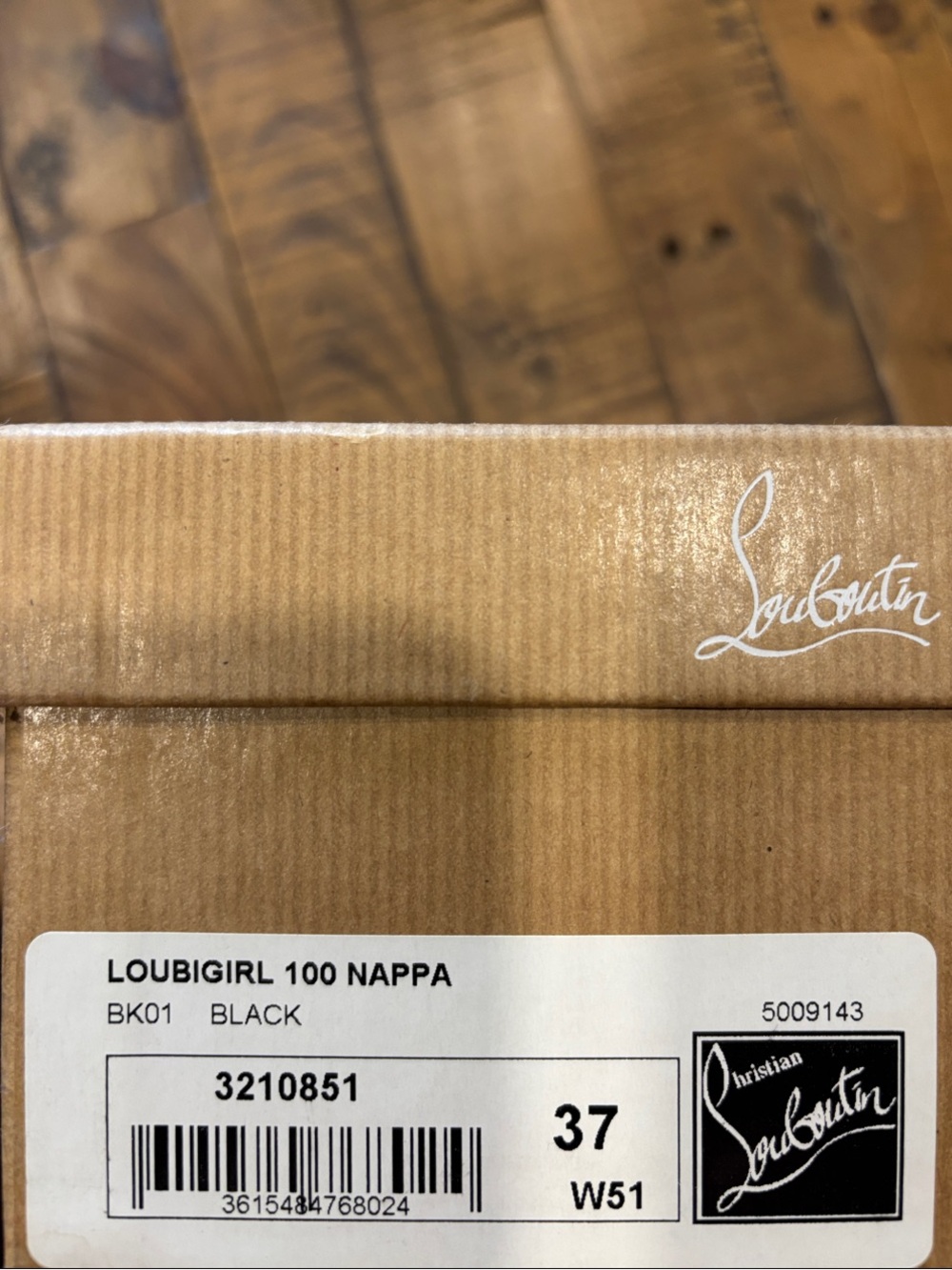 Christian Louboutin Black Leather Open-Toe Slingback Heels with Red Sole - Picture 4 of 5